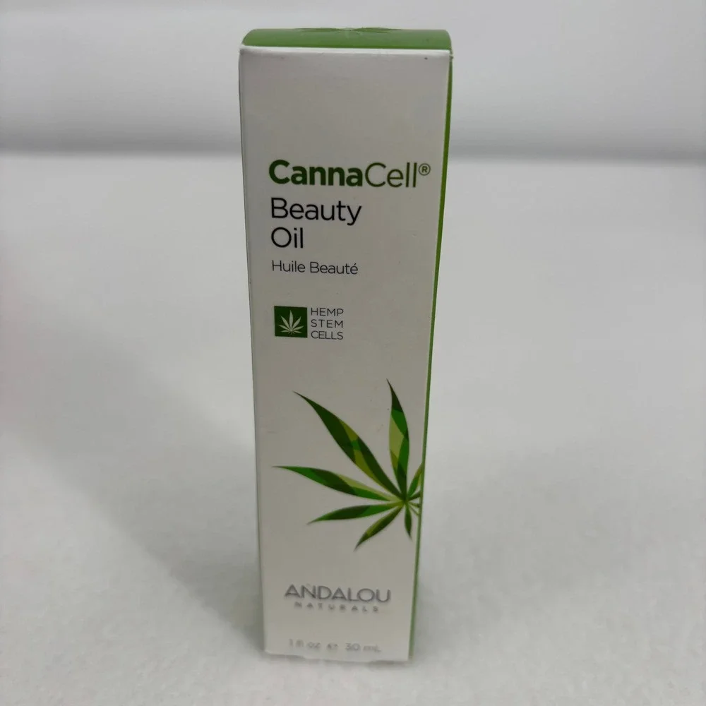 Andalou Naturals CannaCell Beauty Oil Hemp Stem Cells Facial Oil 1 fl oz 30 ml